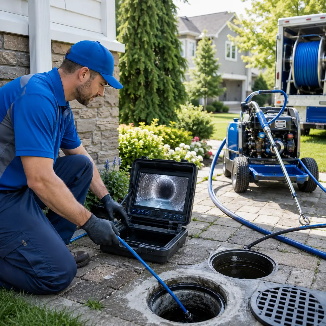 Outdoor drain cleaning professionals serving Spruce Pine, NC